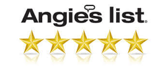 Angi five-star review badge